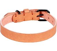 Flamingo Collar LEANO Negro COÑAC S/M 31-39CM 20MM