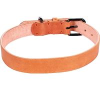 Flamingo Collar LEANO Negro COÑAC XXL 52-62CM 30MM