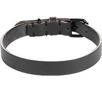 Flamingo Collar LEANO Negro M 36-44CM 20MM