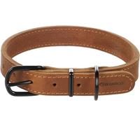 Flamingo Collar Montana Cuero COÑAC L 43,5-53,5CM 25MM