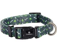 Flamingo Collar Safia Verde M 40-55CM 20MM