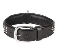 Flamingo Collar Sedona Cuero + ACCESSORIOS Negro M 34-40CM 37MM