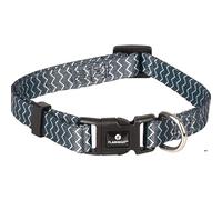 Flamingo Collar SINAM Verde/Gris M 40-55CM 20MM