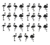 Flamingo Collection (pegatinas de vinilo de flamenco, rosa)