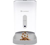 Flamingo COMEDERO AUTOMÁTICO con Temporizador Digital Y CÁMARA Omega Blanco 4,5L