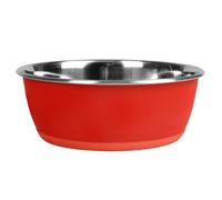 Flamingo Comedero con pizarra Rojo para mascotas