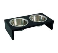 Flamingo Comedero Elevado Doble con Soporte para mascotas