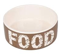 Flamingo COMEDERO Perro Kyra Ceramica Taupe/Blanco 16CM 770ML