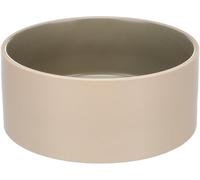 Flamingo COMEDERO Y Bebedero ANCA Redondo Beige/Verde 18x7,5CM 1200ML