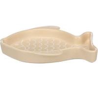 Flamingo COMEDERO Y Bebedero FISHIE Beige 17x14x2,5CM 200ML