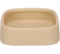 Flamingo COMEDERO Y Bebedero para COBAYA Zara Cuadrado Beige 12x12x3,5CM 200ML