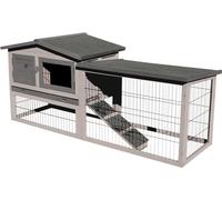 Flamingo CONEJERA con RECINTO Rainbow Cottage 153x53x68,5CM