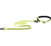 Flamingo Correa para Running + CINTURÓN con Correa DIRAN Amarillo M Correa 118CM / CINTURÓN 76-100CM