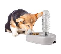 FLAMINGO Cuenco para Comida con DISPENSADOR DE Agua ALUN 850ML Gris 32x22x30,5CM