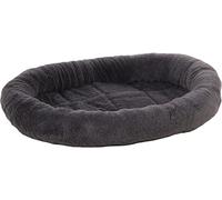 Flamingo Cushion Iraa, Oval, Grey, 55 x 42 x 7 cm