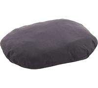 Flamingo Cushion Panama, Oval, with Zip, Dark Grey, 80 x 62 x 8 cm