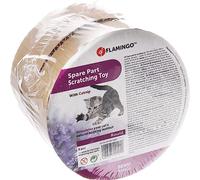 Flamingo Densi Scraping Toy, Round Cardboard Spare Piece, 3 Pieces