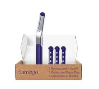 Flamingo Dermaplane Blades Recambios, maquinillas de afeitar faciales para mujer, piel suave, 4 unidades