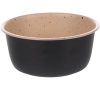 Flamingo Dimi Round Food and Water Bowl for Cats 920 ml Black