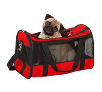 Flamingo Divina Bolso transportín rojo para mascotas