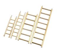 Flamingo Escalera de madera para pájaros
