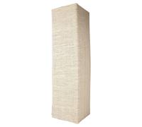 Flamingo Esquina Rascador De Sisal Beige 56x100cm Para Gatos Con Menta