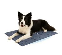 Flamingo Esterilla refrescante para Perros - Esterilla refrescante para Gatos - L 90x50x0.6cm Plegable Impermeable Gel autorefrigerante Esterilla refrigerante Drop