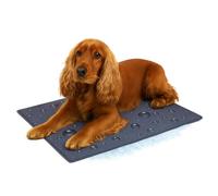 Flamingo Esterilla refrescante para Perros - Esterilla refrescante para Gatos - M 70x50x0.6cm Plegable Impermeable Gel autorefrigerante Esterilla refrigerante Drop