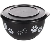 FLAMINGO F Plato con Tapa KENA Negro L 17,2CM1250ML