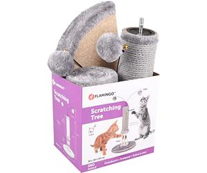 Flamingo F Tree Scraper Lia Grey 30 x 30 x 59 cm