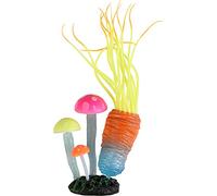 Flamingo FL-410347 - Decoración para Acuario, diseño de anémonas y Peces, tamaño 7 x 3,5 x 15 cm, Color Aleatorio