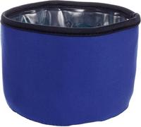 Flamingo Fresk Round Water Bowl, Blue, 16 x 16 x 10 cm, Hand Wash - Cool Food Bowl in The Freezer Before Use