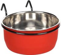 Flamingo GAMELLE (Water and Food) AVARO Hook 13 cm Red/Black 580 ml