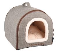 Flamingo Gato Lugar De Sueño/Cueva Snoozebay Casa Marrón, NUEVO