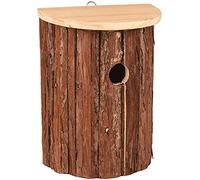 Flamingo - Gerson Bird Nesting Box. 18.5 X 11 X 25 cm. Natural Wood. - FL-110301