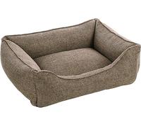 Flamingo Gini Rectangular Basket with Zip, Taupe, 65 x 50 x 20 cm