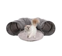 Cat Tunnel with Cushion GOTAR Grey 95 cm Diameter 28 cm