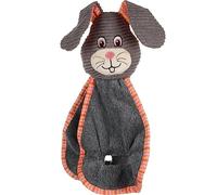 Flamingo - Grey Rabbit, rustling Fabric, 42 cm, Plush Toy for Dogs