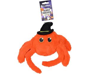 Flamingo Halloween Amina ARAÑA Naranja 35x10x16CM