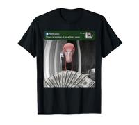 Flamingo Hay Movimiento en tu Puerta Principal Tonto Camiseta