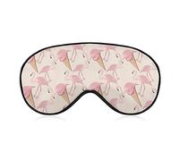 Flamingo Icecream Sleep Eye Mask Soft Sleep Cover Blindfold Sleeping Mask Cover para dormir viajes