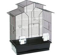 Flamingo Jaula para PERIQUITOS NUMFOR 1 Negro 51x30x60CM