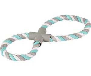Flamingo JP Algodon Jim Cuerda DE TRACCION 8-Anillo Menta/Blanco/Gris 37CM