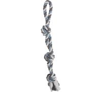 Flamingo JP ALGODÓN Jim Cuerda para Tirar 3 Nudos Azul/Blanco/Gris 65CM