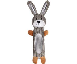 Flamingo JP Gommy Conejo Corduroy + Botella + Silbato Gris 43CM