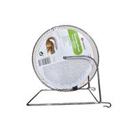Flamingo Rueda de ejercicio JR Trota – Metal cromado – M – Diámetro 20,5 cm
