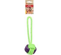 Flamingo Juguete GROPA Cuerda para Tirar + Pelota Verde/Violeta L 28x8,5x8,5CM