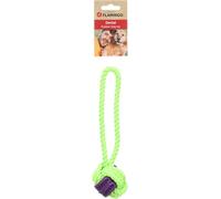 Flamingo Juguete GROPA Cuerda para Tirar + Pelota Verde/Violeta S 25x6,7x6,3CM