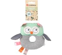 Flamingo Juguete para Cachorros BRITTY HIBOU Verde 16 x 4,5 x 19,5 cm
