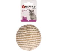 Flamingo Juguete para Gato Bandit Pelota Floris Beige 10cm